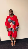 Red- Hand Painted
 Dress